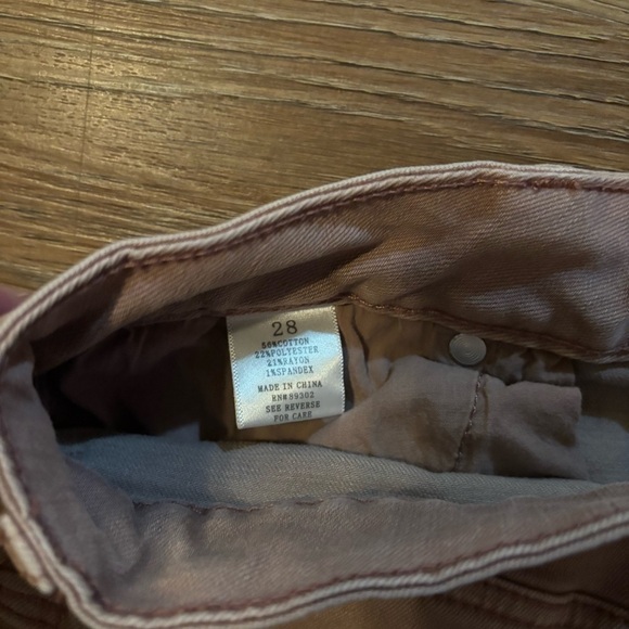 Women's Tan Lace Trim Shorts - Picture 3 of 5